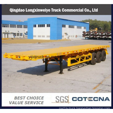 Hot Sale 3 Axles 40FT Container Flatbed Semi Trailer